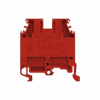Bloc de bornes modulaire en alliage de cuivre durable 30A avec ressort PI, 2 pôles, pour systèmes de contrôle PLC et panneaux d'automatisation