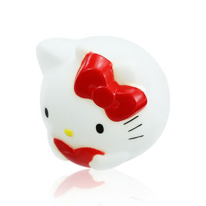 뜨거운 판매 KT 고양이 야간 조명 수지 소프트 스퀴즈 장난감 팻 라이트 스트레스 완화 침실 수면 분위기 소녀를위한 귀여운 데스크탑 고양이 - Product Image 4