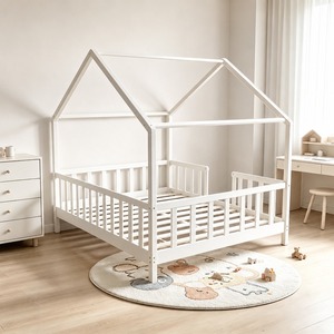 <span class=keywords><strong>Letto</strong></span> a capanna in legno massello personalizzabile con sponde, <span class=keywords><strong>letto</strong></span> basso per <span class=keywords><strong>cameretta</strong></span> bambini, mobili per la casa - Vendita diretta dalla fabbrica - Product Image 3