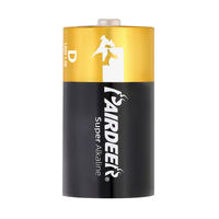 Pila Alcalina Cilíndrica GP&SONLUK PAIRDEER de 1.5V LR20 Tamaño D para Iluminación Portátil