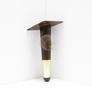 YIJUN Furniture <b>Leg</b> 966 Coffee Brown Modern Minimalist Luxury Easy Installation - Product Image 3