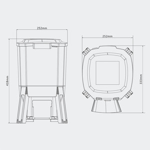 Alimentatore per Acquario SUNSUN CFF-206, Distributore Automatico Solare per Laghetti - Product Image 5