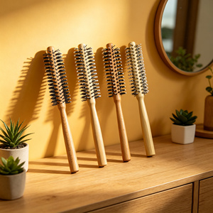 Peigne à cheveux en bois naturel certifié EPR, écologique et durable, antistatique, pour massage du cuir chevelu, prix <span class=keywords><strong>de</strong></span> gros, pour usage en <span class=keywords><strong>salon</strong></span> - Product Image 3