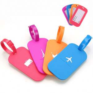 Etiqueta de Equipaje de PVC con Logotipo Personalizado, Recuerdos, Etiqueta de Bolsa de Viaje Multicolor, Regalo Promocional - Product Image 3