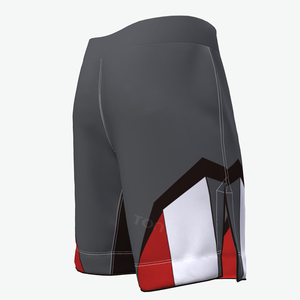 กางเกงมวยขาสั้นศิลปะการต่อสู้แบบซับลิเมชันเต็มรูปแบบสีแดงงานตาม2025ออกแบบได้ตามต้องการจากโรงงานจีน - Product Image 5