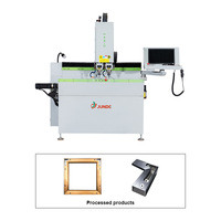 Máquina de Perforación y Fresado de Perfiles de Aluminio JUNDE de 800 mm de Recorrido, Máquina para Fabricación de Puertas y Ventanas, Precisión de Posicionamiento de ±0.1 mm