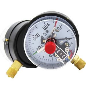 100 mm diameter elektrische contactmanometer 0-1,6 MPa vacuümdrukregelaar 10VA drukschakelaarbediening vasteland China - Product Image 5
