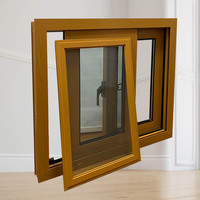 Dernière fenêtre coulissante moderne de luxe CE Meilleur cadre en alliage d'aluminium pour fenêtre coulissante en aluminium