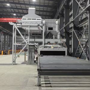 Machine automatique de grenaillage en acier à poutre en H avec télécommande écologique de dégivrage du <span class=keywords><strong>moteur</strong></span> et de la boîte de vitesses - Product Image 1