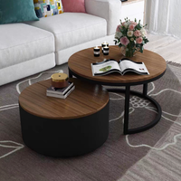 Meuble TV moderne en bois massif avec table basse intégrée, rangement à tiroirs, longueur réglable, trous pour câbles, multifonctionnel pour salon et salle à manger