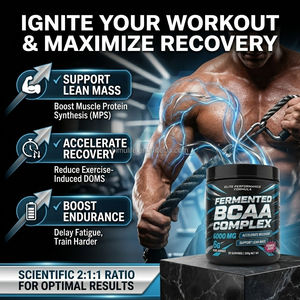 EAA y BCAA, Aminoácidos en Polvo, Electrolitos, Creatina, Suplemento Deportivo, Apoyo al Crecimiento Muscular y Resistencia para Adultos - Product Image 2