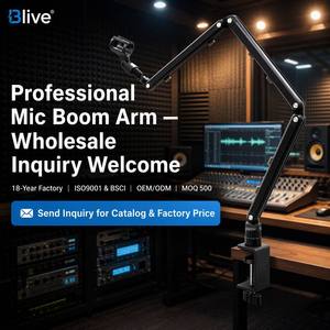 Support <span class=keywords><strong>de</strong></span> <span class=keywords><strong>microphone</strong></span> professionnel <span class=keywords><strong>de</strong></span> studio en métal robuste pour podcast, bras articulé pour micro SM7B, fourni en gros par une usine avec 18 ans d'expérience - Product Image 6