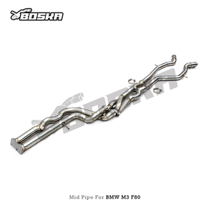 ท่อไอเสีย OEM Boska พร้อมท่อ Z สำหรับ BMW M3/M4 F80/F82/F83 3.0T ปี 2015-2017 ขนาด 2.5 นิ้ว ท่อกลางแบบความยาวเท่ากัน ทำจากสแตนเลส - Product Image 6