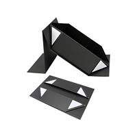 Boîte cadeau rigide pliable de luxe imprimée sur mesure, matériaux recyclés, doublure en éponge, fermeture magnétique pour parfums et cosmétiques