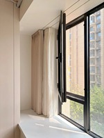 Ventana Abatible de Aluminio de 2.0mm con Rotura de Puente Térmico, Vidrio Laminado de Seguridad, Calificada por Energy Star, con Cierre Seguro