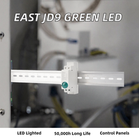 EAST JD9 Voyant LED vert en plastique à montage sur rail DIN IP20 230V AC 20mA pour panneaux de commande industriels