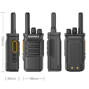 Radio portátil analógica Mqtokela Walkie Talkie 159x58x39mm para uso civil en construcción y exteriores - Product Image 1