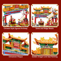 Wange 5234 Chinatown Washington D.C. America - Set di Costruzioni in Plastica per Bambini e Adulti - Modellino da Assemblare