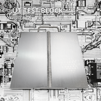 Détection de défauts UT par ultrasons personnalisée pour bloc de test Simulation manuelle de défauts pour plaque de bloc de test pour métal industriel