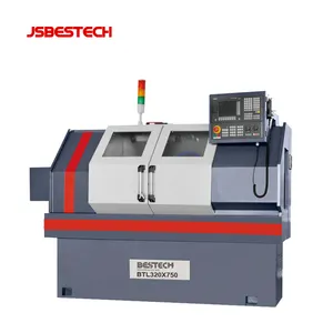 BTL320 Chinese CNC Controller Automatic Metal Machining Small Metal Slant Bed CNC Lathe Machine Price