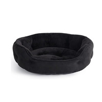 Lit pour chat et petit chien au design mignon et rond, lavable en machine, en polyester, pour toutes les saisons, utilisation en intérieur, matelas pour animaux de compagnie