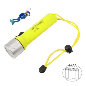 Senter Daya Tinggi Tahan Air Lampu Scuba Lampu Menyelam Senter Bawah Air Senter Menyelam Senter Senter Led