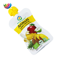 Pochettes Souples à Bec Personnalisées de Qualité Alimentaire et Écologiques pour Boissons, Yaourts, Jus de Fruits et Aliments pour Bébés (100ml, 250ml, 500ml)
