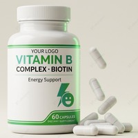 Capsules de vitamines pour la croissance des cheveux à la biotine pour adultes, pour la peau et les ongles, 60 capsules, 30 g, naturelles, OEM, ODM, étiquette privée
