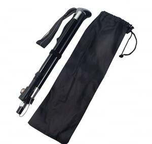 Bâton <span class=keywords><strong>de</strong></span> randonnée ultra-léger en fibre <span class=keywords><strong>de</strong></span> <span class=keywords><strong>carbone</strong></span> et titane avec cordon <span class=keywords><strong>de</strong></span> serrage et système <span class=keywords><strong>de</strong></span> verrouillage EVA, <span class=keywords><strong>pliable</strong></span> pour la randonnée et la course sur sentier - Product Image 1