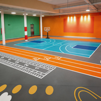Rouleaux de revêtement de sol PVC Runsure haute densité pour rénovation de sols anciens, idéal pour les terrains de pickleball, antidérapant, Asie du Sud-Est, garantie 10 ans