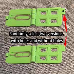 Étui de rangement portable en plastique pour cartes SIM et broches d'éjection avec logo personnalisé, support de cartes mobiles, organisateur d'accessoires pour équipement de plein air - Product Image 4
