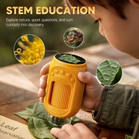 Wholesale Inskam 388 Plastic Digital Mini Microscope 1000X Magnification LED Illumination Kids Microscope Toy