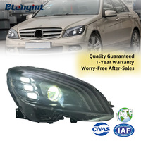 Feux avant LED Accessoires de voiture Convient pour Mercedes Benz Classe C W204 Ensemble de phares Modèle 07-10 Modèle Maybach modifié