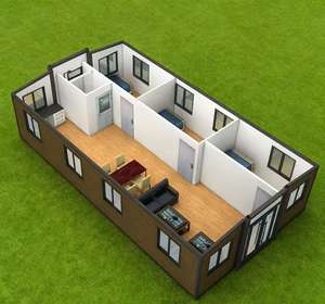 Maison conteneur extensible à double aile BAOTAI en acier, garantie 5 ans, livraison mondiale, dédouanement, certifiée ISO, compétitive - Product Image 3