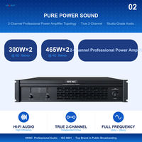 Amplificateur de puissance professionnel HKNC HK-A2301, 2 canaux, classe D, toroïdal, 2x300W, montage en rack, système sonore, DJ, performance live