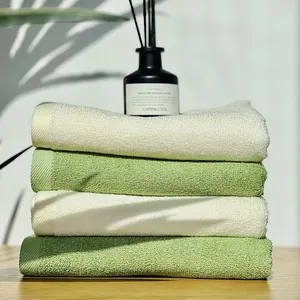 2024 novo design de toalhas de bambu de secagem rápida para quarto de hotel em cores personalizadas por atacado