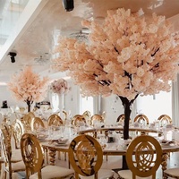Arbre de fleurs artificielles en soie pour décoration de mariage, centre de Table, 4 pieds, 5 pieds, 12 pieds, cerisier