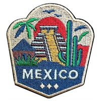 Broderie de patch d'insigne d'autocollant de motard de moto de haute qualité pour la décoration de veste en cuir de tissu