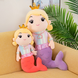 Almohada <span class=keywords><strong>de</strong></span> <span class=keywords><strong>Sirena</strong></span> <span class=keywords><strong>de</strong></span> Dibujos Animados con Forro <span class=keywords><strong>de</strong></span> Malla Bordado, Regalo Conmemorativo para el Museo Oceánico - Product Image 5