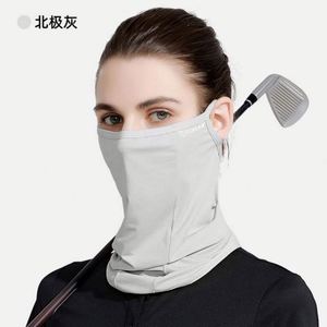 Masque de protection solaire d'été USA Mairun en polyester coupe-vent et soie glacée, unisexe, fin, anti-UV, pour cyclisme, golf, cou et oreilles - Product Image 5