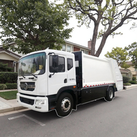 Camion benne à compression électrique pur à chargement latéral, neuf, en promotion usine, pour la gestion des déchets urbains