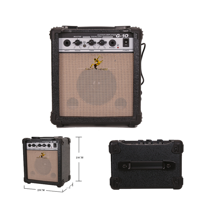 Guitar Amplifier Hot Selling Wholesale Professional 10W Acoustic Electric Guitar Amp/ Bass Guitar Amplifier