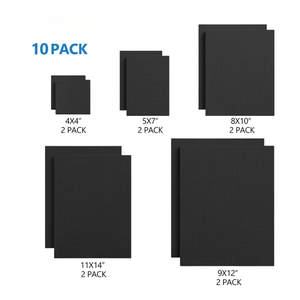 10pcs Màu Đen kéo dài vải cho bức tranh 8x8 vải kéo dài Sơn lót 100% bông nghệ sĩ trống nhỏ kéo dài vải - Product Image 4