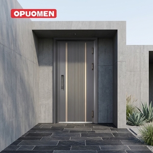 Portes <span class=keywords><strong>d</strong></span>'<span class=keywords><strong>entrée</strong></span> pivotantes de sécurité en aluminium moulé, design moderne et personnalisé pour villas de luxe, blindées et fabriquées <span class=keywords><strong>sur</strong></span> <span class=keywords><strong>mesure</strong></span> - Product Image 1