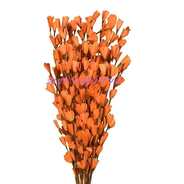 Bunga Perut Palem Buatan Tangan Warna-warni Dekorasi Yang Baru Tiba dengan Tangkai dari Daun Palem Kering