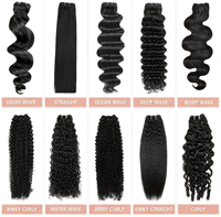 Extensions de cheveux naturels au crochet pour femmes noires, pré-séparées, invisibles, en cheveux Remy birmans, lots de mèches, cheveux Miracle Knots