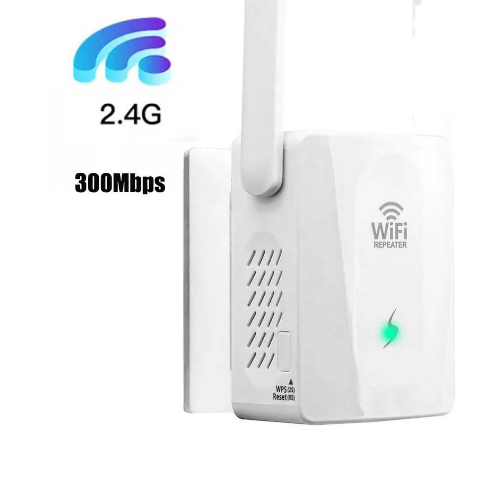 Repetidor de wifi 300mbps, amplificador de wi-fi pro roteador expansor da rede 2 antenas, longo alcance sem fio, ponto de acesso repetidor de wi fi