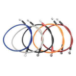 Manguera de freno de carreras de acero inoxidable, manguera de freno trenzada de Color personalizada para vehículo, cable de freno de motocicleta - Product Image 1