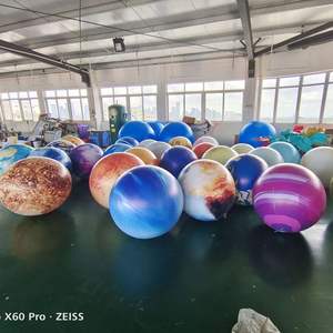Bola de <span class=keywords><strong>planeta</strong></span> inflable con tema de fiesta espacial con colgante de luna de tierra inflable de conejo - Product Image 5