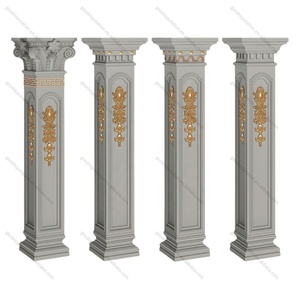 Hoge Kwaliteit Huis Pilaar Mal Abs Plastic Vierkant Beton Romeinse Stijl Mallen Voor Huis Gieten Decoratieve Cement Pijler Ontwerp - Product Image 5